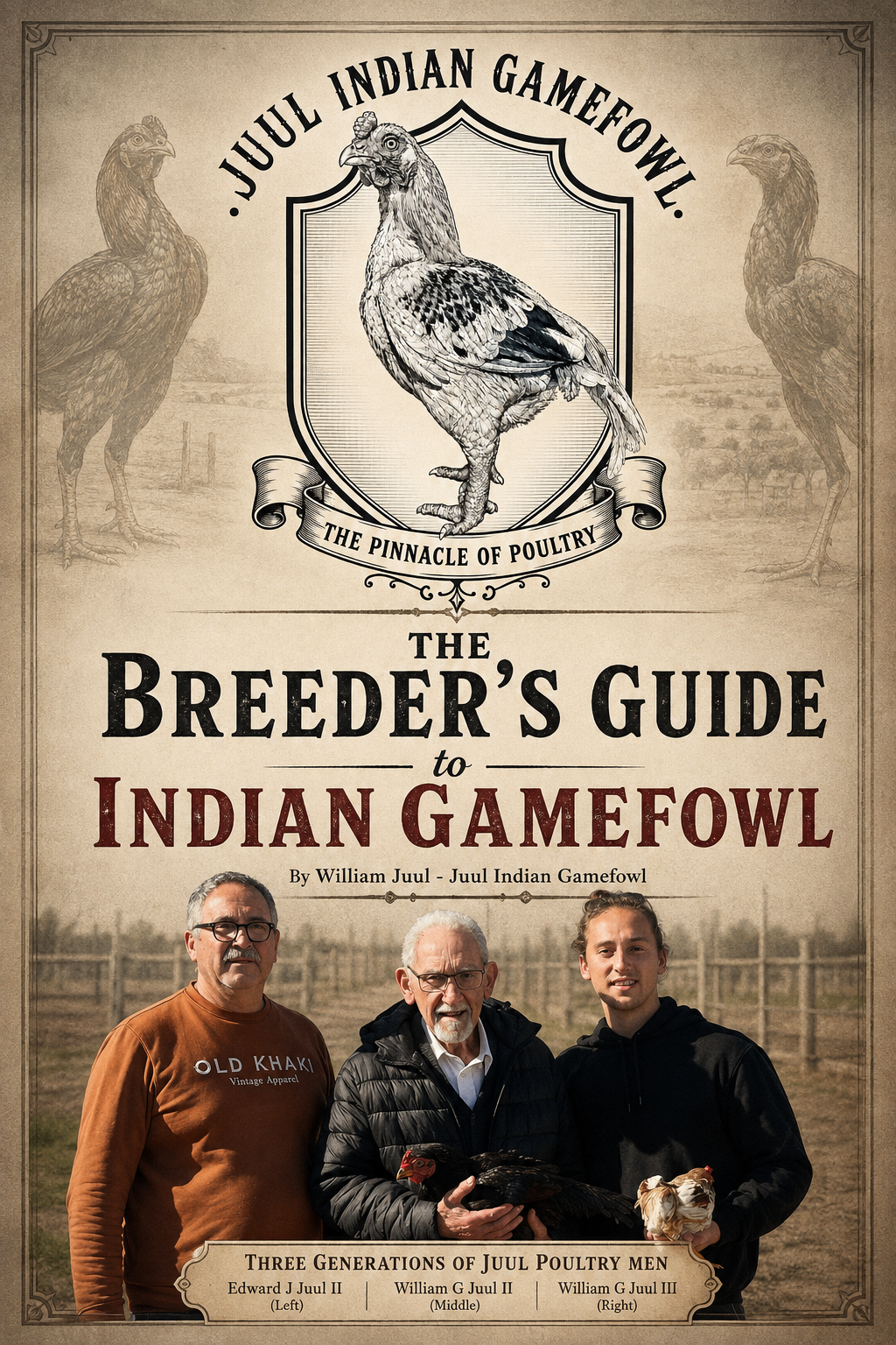 Cover of 'The Breeder's Guide to Indian Gamefowl' by William Juul